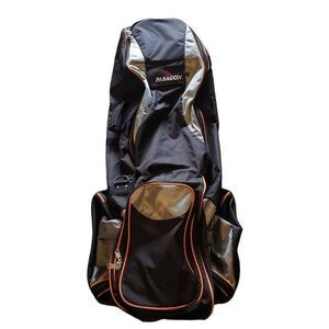 Paragon Golf Travel Roller Bag Wheeled Club Carrier w/ Strap & Pockets